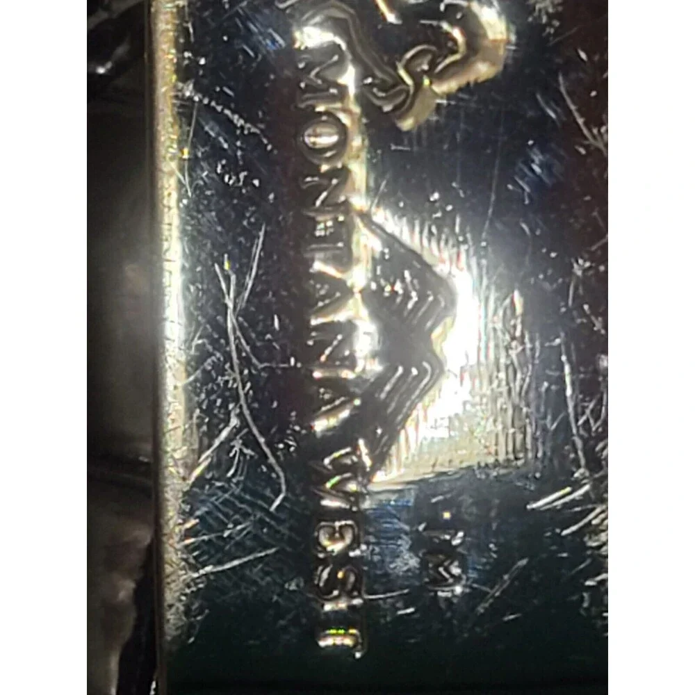 Montana West Cell Phone Case Bling Black Faux Leather Holster Clip Rhinestones